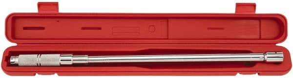 Proto - 1/2" Drive Interchangeable Head Torque Wrench Assembly - 3 N/m to 250 Ft/Lb Torque, 26" OAL - Top Tool & Supply