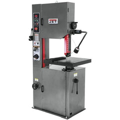 Jet - 14 Inch Throat Capacity, Variable Speed Pulley Vertical Bandsaw - 82 to 330 SFPM, 1 HP, Single Phase - Top Tool & Supply