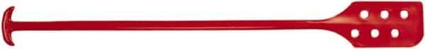 Remco - Red Polypropylene Mixing Paddle with Holes - 52" Overall Length - Top Tool & Supply