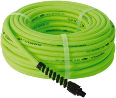 Legacy - 1/4" ID x 0.46" OD 100' Long Multipurpose Air Hose - MNPT x MNPT Ends, 300 Working psi, 150°, 1/4" Fitting, Green - Top Tool & Supply