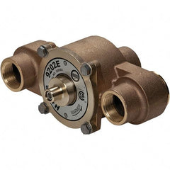 Haws - 1-1/4" Inlet, 10" Long x 5" Wide x 7" High, Brass Plumbed Wash Station Tempering Valve - Compatible with Combination Drench Shower & Eye/Face Wash Stations - Top Tool & Supply