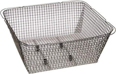 Graymills - 316 Stainless Steel Parts Washer Basket - 6" High x 13" Wide x 10" Long, Use with Ultrasonic Cleaners - Top Tool & Supply