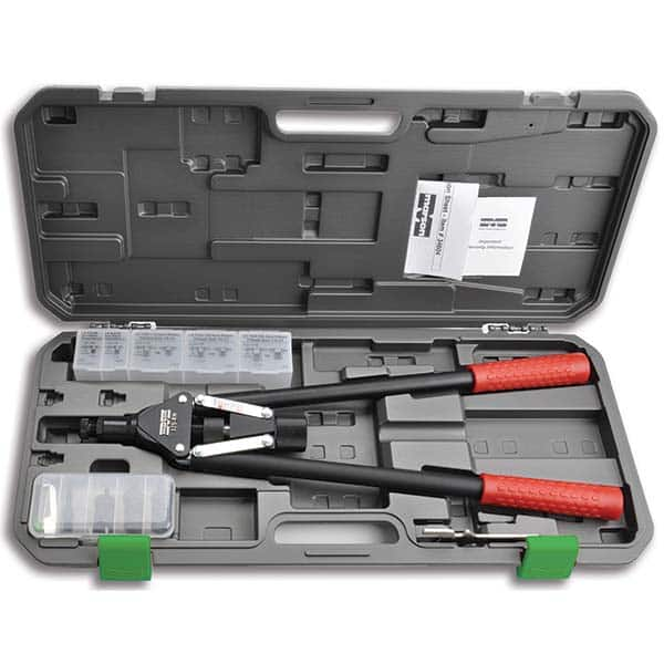 Marson - Riveter Kits Type: Blind Rivet/Rivet Nut Tool Kit Minimum Size (Inch): #10-32 - Top Tool & Supply