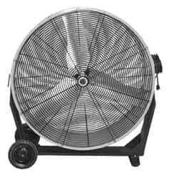 Airmaster - 30" Blade, Direct Drive, 1/2 hp, 5,670, 4,590 CFM, Man Cooler - 115 Volts, 2 Speed, Single Phase - Top Tool & Supply