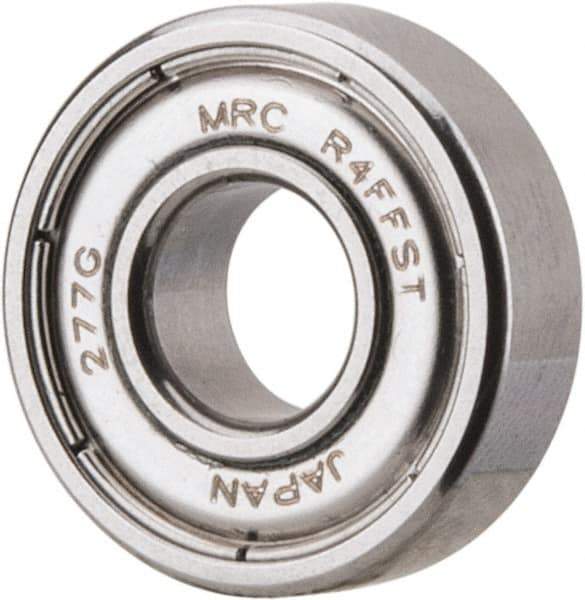 SKF - 1/4" Bore Diam, 5/8" OD, Double Shield Deep Groove Radial Ball Bearing - 0.196" Wide, 1 Row, Round Bore, 139 Lb Static Capacity, 266 Lb Dynamic Capacity - Top Tool & Supply