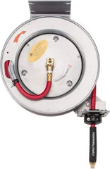 PRO-SOURCE - 25' Spring Retractable Hose Reel - 300 psi, Hose Included - Top Tool & Supply