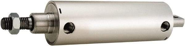 ARO/Ingersoll-Rand - 2-1/2" Stroke x 2-1/2" Bore Double Acting Air Cylinder - 3/8 Port, 3/4-10 Rod Thread, 200 Max psi, 180°F - Top Tool & Supply