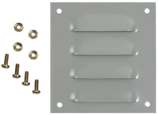 Cooper B-Line - Electrical Enclosure Steel Louver Plate Kit - For Use with Enclosures - Top Tool & Supply