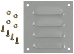 Cooper B-Line - Electrical Enclosure Steel Louver Plate Kit - For Use with Enclosures - Top Tool & Supply