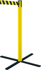 Tensator - 38" High Aluminum Pedestrian Stowaway Post - 7-1/2' Long Rope - Top Tool & Supply