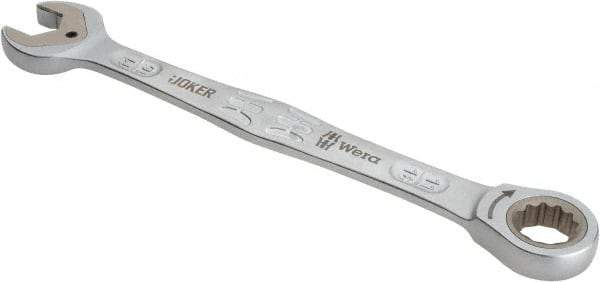 Wera - 11/16" 12 Point Combination Wrench - 9-13/32" OAL, Chrome Molybdenum Steel, Satin Finish - Top Tool & Supply