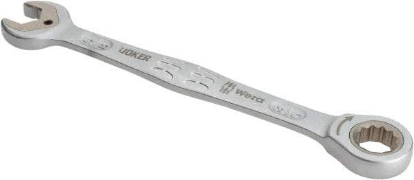 Wera - 5/8" 12 Point Combination Wrench - 8-15/32" OAL, Chrome Molybdenum Steel, Satin Finish - Top Tool & Supply