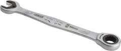 Wera - 12mm 12 Point Combination Wrench - 6-3/4" OAL, Chrome Molybdenum Steel, Satin Finish - Top Tool & Supply