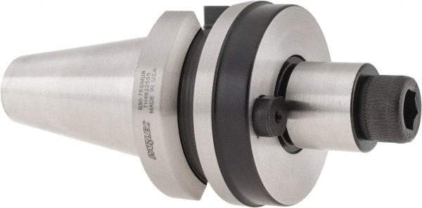 Parlec - BT30 Taper Shank 3/4" Pilot Diam Shell Mill Holder - 1.18" Flange to Nose End Projection, 1-3/4" Nose Diam, Through-Spindle Coolant - Exact Industrial Supply