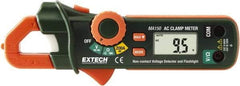 Extech - MA150, CAT II, Digital Average Responding Auto Ranging Clamp Meter with 0.7" Clamp On Jaws - 600 VAC/VDC, 200 AC Amps, Measures Voltage, Continuity, Current, Resistance - Top Tool & Supply