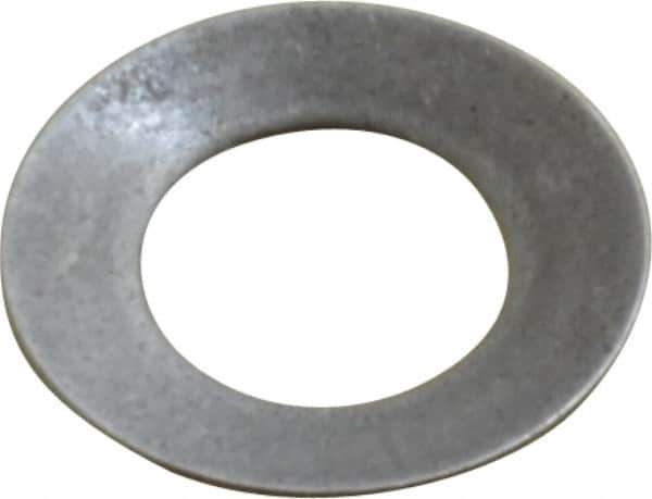 Gardner Spring - 3/16" Bolt, 0.19" ID, Grade 1074 Steel, Belleville Disc Spring - 3/8" OD, 0.027" High, 0.015" Thick - Top Tool & Supply