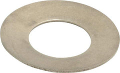 Gardner Spring - 3/4" Bolt, 0.755" ID, Grade 302 Stainless Steel, Belleville Disc Spring - 1-1/2" OD, 0.093" High, 0.045" Thick - Top Tool & Supply