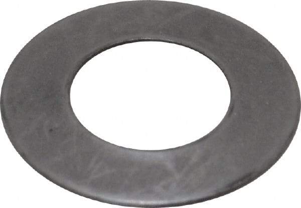 Gardner Spring - 0.3228" ID, Grade 1074 Steel, Belleville Disc Spring - 0.6299" OD, 0.0354" High, 1/64" Thick - Top Tool & Supply