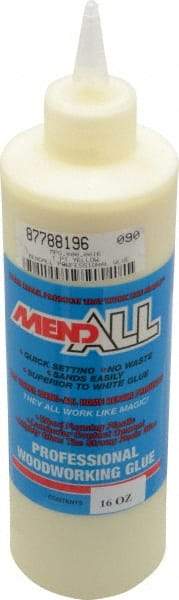 MendAll - 16 oz Bottle Yellow Wood Glue - Top Tool & Supply