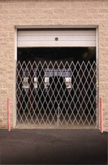 Illinois Engineered Products - 90" High Single Folding Gate - Galvanized Steel, Silver - Top Tool & Supply