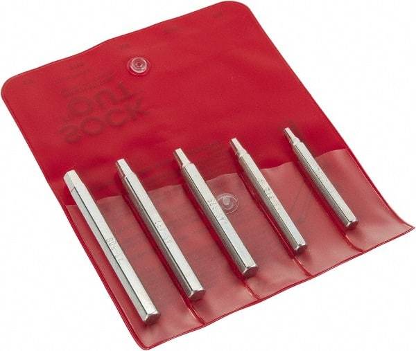 Sock It Out - Socket Screw Extractor Set - Screw Range 1/4 to 1/2" - Top Tool & Supply