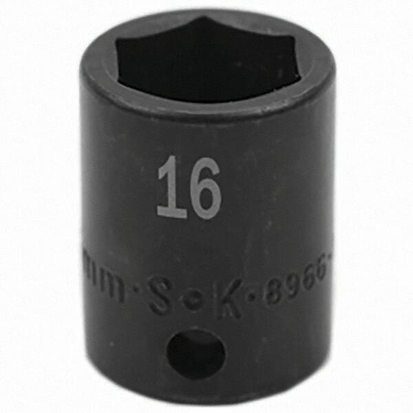 SK - Impact Socket - 3/8"DR 16MM IMPACT SOCKET - Top Tool & Supply