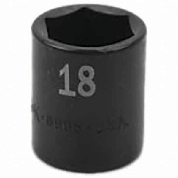 SK - Impact Socket - 3/8"DR 18MM IMPACT SOCKET - Top Tool & Supply