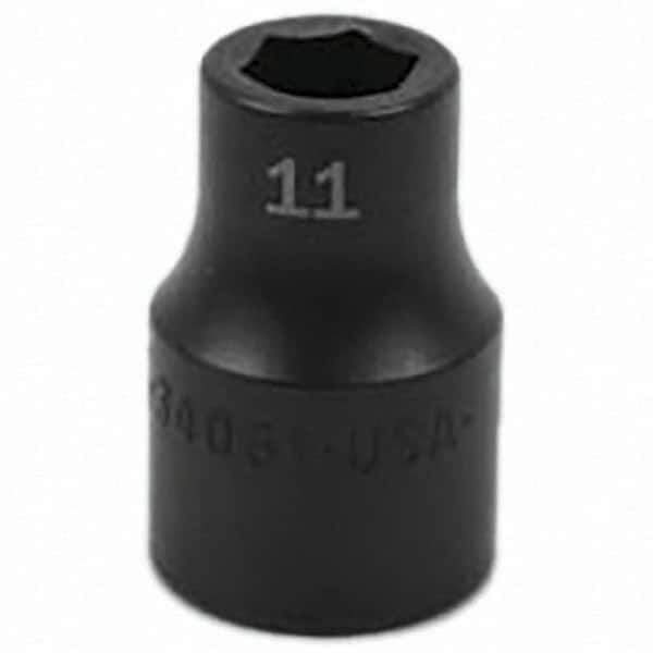 SK - Impact Socket - 1/2"DR 11MM IMPACT SOCKET - Top Tool & Supply