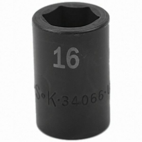 SK - Impact Socket - 1/2"DR 16MM IMPACT SOCKET - Top Tool & Supply