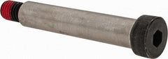 Value Collection - 5/8" Shoulder Diam x 3-1/4" Shoulder Length, 1/2-13 UNC, Hex Socket Shoulder Screw - 4140 Alloy Steel with Nylon Locking Patch, 3/16" Head Height x 3/8" Head Diam - Top Tool & Supply