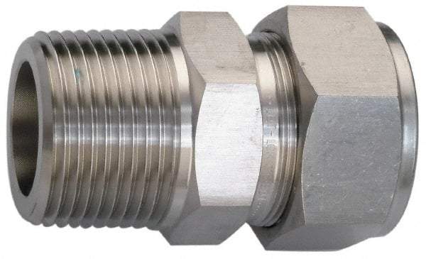 Ham-Let - 1" OD, Grade 316Stainless Steel Male Connector - Comp x MNPT Ends - Top Tool & Supply