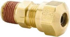 Parker - 3/4" OD, Brass Male Connector - 150 Max Working psi, -40 to 200°F, Comp x MNPT Ends - Top Tool & Supply