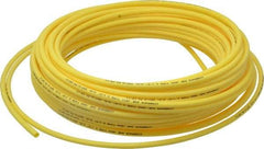 Coilhose Pneumatics - 11/64" ID x 1/4" OD, 0.04" Wall Thickness, 100' Long, Nylon 11 Tube - Yellow, 150 Max psi - Top Tool & Supply