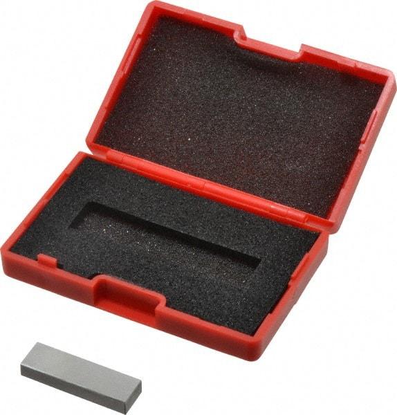 SPI - 0.18" Rectangular Steel Gage Block - Accuracy Grade 0, Includes NIST Traceability Certification - Top Tool & Supply