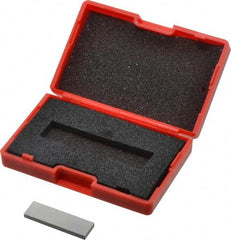 SPI - 0.1001" Rectangular Steel Gage Block - Accuracy Grade AS-1, Includes NIST Traceability Certification - Top Tool & Supply