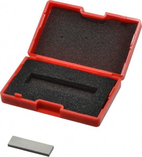 SPI - 0.1003" Rectangular Steel Gage Block - Accuracy Grade AS-1, Includes NIST Traceability Certification - Top Tool & Supply