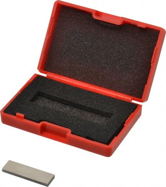 SPI - 0.1007" Rectangular Steel Gage Block - Accuracy Grade AS-1, Includes NIST Traceability Certification - Top Tool & Supply