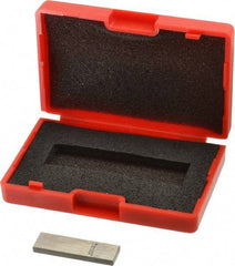 SPI - 0.1008" Rectangular Steel Gage Block - Accuracy Grade AS-1, Includes NIST Traceability Certification - Top Tool & Supply