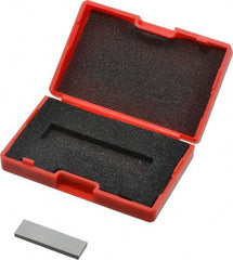 SPI - 0.101" Rectangular Steel Gage Block - Accuracy Grade AS-1, Includes NIST Traceability Certification - Top Tool & Supply