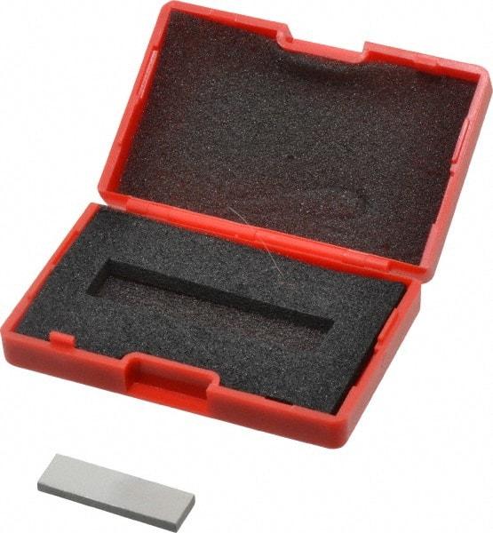 SPI - 0.103" Rectangular Steel Gage Block - Accuracy Grade AS-1, Includes NIST Traceability Certification - Top Tool & Supply