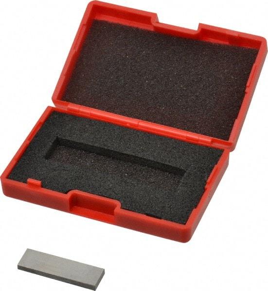 SPI - 0.108" Rectangular Steel Gage Block - Accuracy Grade AS-1, Includes NIST Traceability Certification - Top Tool & Supply