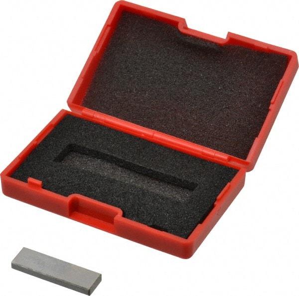 SPI - 0.12" Rectangular Steel Gage Block - Accuracy Grade AS-1, Includes NIST Traceability Certification - Top Tool & Supply