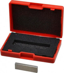 SPI - 0.125" Rectangular Steel Gage Block - Accuracy Grade AS-1, Includes NIST Traceability Certification - Top Tool & Supply