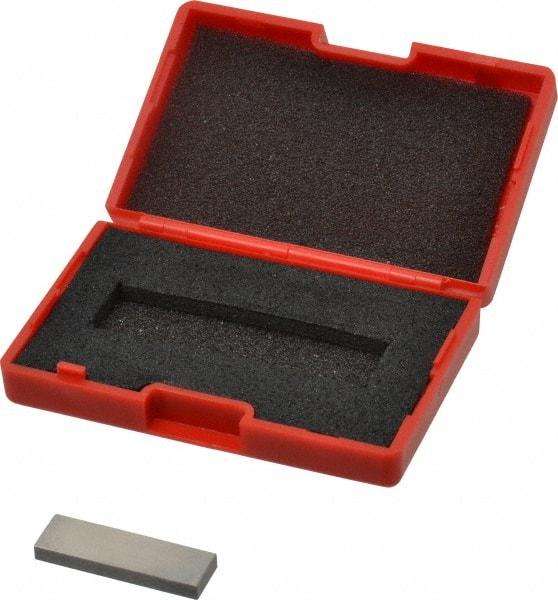 SPI - 0.126" Rectangular Steel Gage Block - Accuracy Grade AS-1, Includes NIST Traceability Certification - Top Tool & Supply