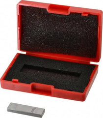 SPI - 0.136" Rectangular Steel Gage Block - Accuracy Grade AS-1, Includes NIST Traceability Certification - Top Tool & Supply