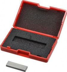 SPI - 0.137" Rectangular Steel Gage Block - Accuracy Grade AS-1, Includes NIST Traceability Certification - Top Tool & Supply