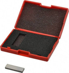 SPI - 0.138" Rectangular Steel Gage Block - Accuracy Grade AS-1, Includes NIST Traceability Certification - Top Tool & Supply