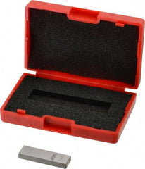 SPI - 0.142" Rectangular Steel Gage Block - Accuracy Grade AS-1, Includes NIST Traceability Certification - Top Tool & Supply