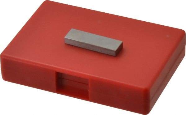 SPI - 0.16" Rectangular Steel Gage Block - Accuracy Grade AS-1, Includes NIST Traceability Certification - Top Tool & Supply