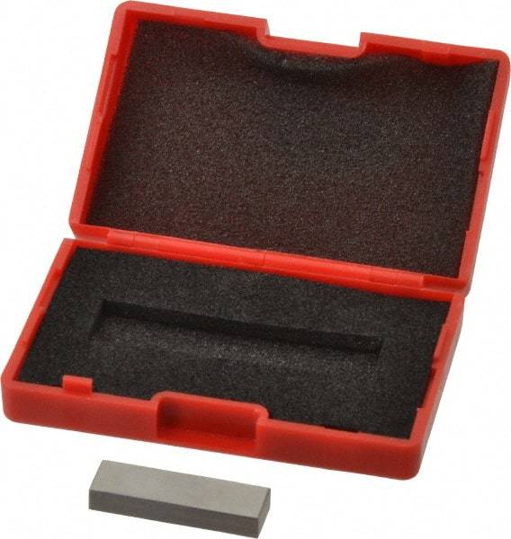 SPI - 0.18" Rectangular Steel Gage Block - Accuracy Grade AS-1, Includes NIST Traceability Certification - Top Tool & Supply